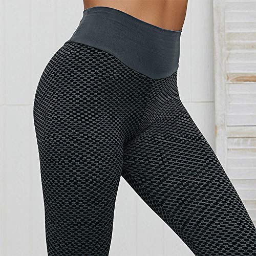Leggings Mujeres Fitness Legging Mujer Sexy Push Up Legging De Cintura Alta Ropa Deportiva Gimnasio Leggings Sin Costuras S Blackgray