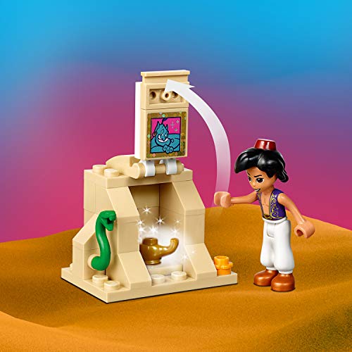 LEGO Disney Princess - Aventuras en Palacio de Aladdín y Jasmine, juguete creativo de construcción (41161)