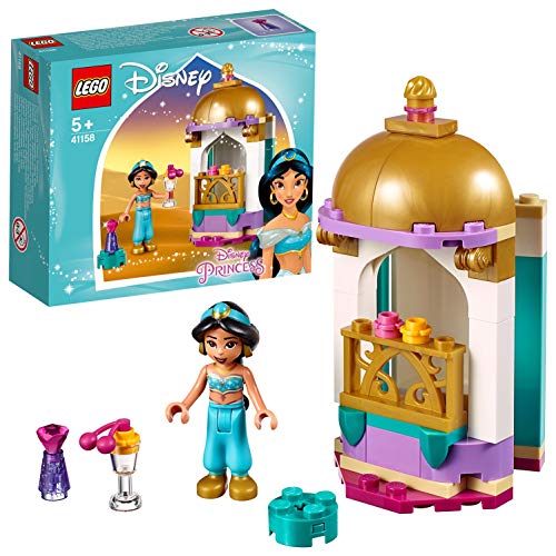 LEGO Disney Princess - Pequeña Torre de Jasmine, juguete inspirado en Aladdín para construir (41158)