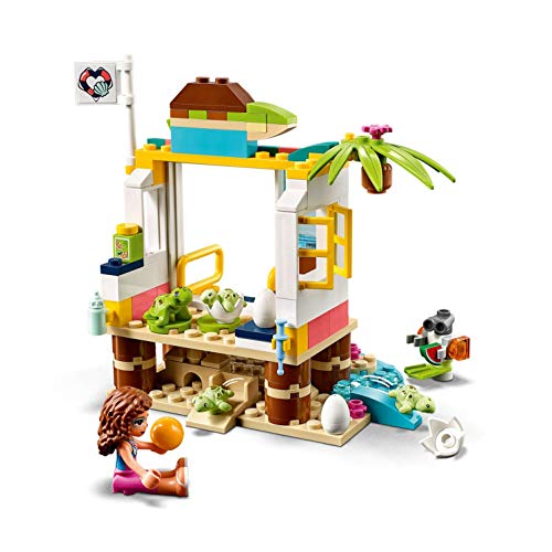 LEGO Friends - Misión de Rescate: Tortugas Nuevo juguete de construcción de Clínica Veterinaria con Lancha de Rescate, incluye Mini muñecas (41376)