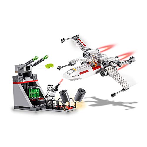 LEGO Star Wars - Asalto a la Trinchera del Caza Estelar Ala-X, juguete de construcción de nave espacial de La Guerra de las Galaxias (75235)