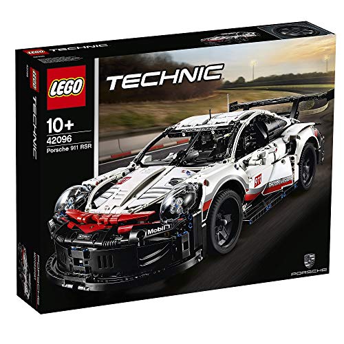 LEGO Technic - Porsche 911 RSR, maqueta de juguete de coche deportivo de carreras para construir (42096)
