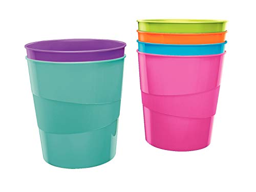 Leitz Wow Papelera, Poliestireno, Rosa Metalizado, 15 L