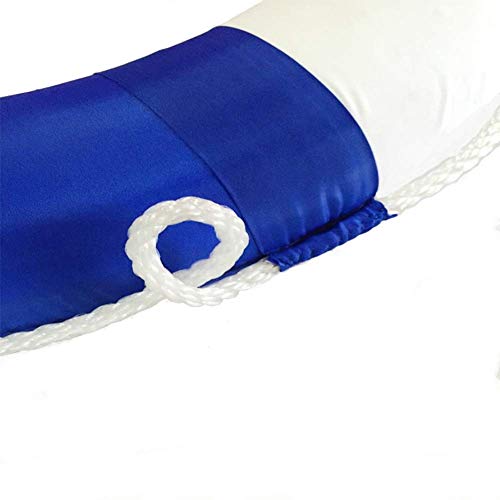 LEMONCOFFEE Al Aire Libre Espuma Aro Salvavidas/Anillo de Natación Espía Círculo Grueso Sólido PU Cuero Verano Piscina Bote Crucero Viajero con Niños Adultos Pareja Anillo De Natacion