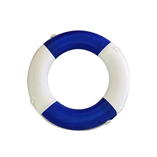 LEMONCOFFEE Al Aire Libre Espuma Aro Salvavidas/Anillo de Natación Espía Círculo Grueso Sólido PU Cuero Verano Piscina Bote Crucero Viajero con Niños Adultos Pareja Anillo De Natacion
