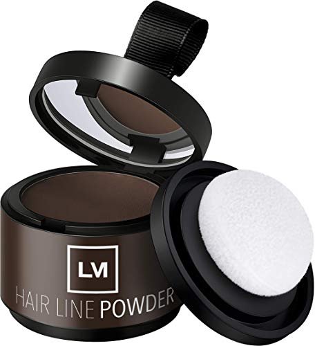 LEON MIGUEL® HAIR LINE POWDER – Polvo de maquillaje corrector para el cabello y para el rellenado del cabello a través de Shadow Make-Up resistente al agua