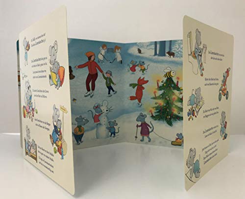 Lesemäuschen: Wenn es weihnachtet ... Vorlesebuch ab 2 Jahren: Mein erstes Buch zum Vorlesen und Entdecken mit großem Ausklappbild