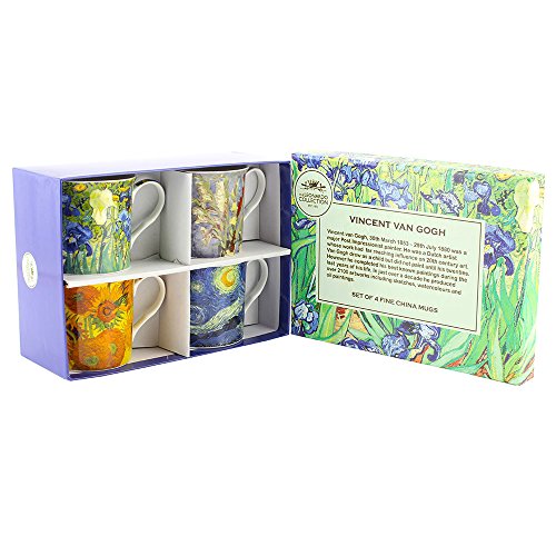 Lesser & Pavey Leonardo Colección de Van Gogh de café, Juego de 4