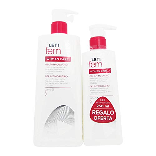 LETI fem Gel íntimo diario 500 ML + 250 ML DE REGALO