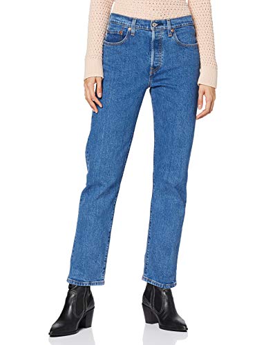 Levi's 501 Crop Vaqueros Boyfriend, Azul (Jive Stone Wash 0073), W28/L30 (Talla del Fabricante: 28 30) para Mujer