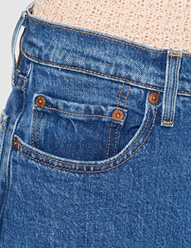 Levi's 501 Crop Vaqueros Boyfriend, Azul (Jive Stone Wash 0073), W28/L30 (Talla del Fabricante: 28 30) para Mujer