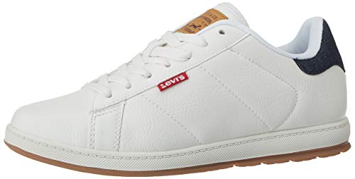 Levi's Declan Millstone 2 Tone, Zapatillas para Hombre, Blanco (R White 51), 41 EU