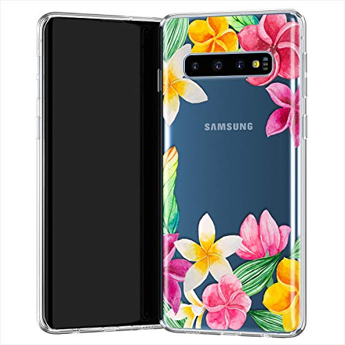 Lex Altern TPU Funda para Samsung Galaxy S20 Plus 5G S10e Note 10 9 Floral Ligera Florecer Orchid Nature Carcasa Linda Rosado Cubierta Botanic Transparente Delgado Suave Adorable uk0346