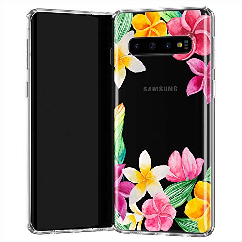 Lex Altern TPU Funda para Samsung Galaxy S20 Plus 5G S10e Note 10 9 Floral Ligera Florecer Orchid Nature Carcasa Linda Rosado Cubierta Botanic Transparente Delgado Suave Adorable uk0346