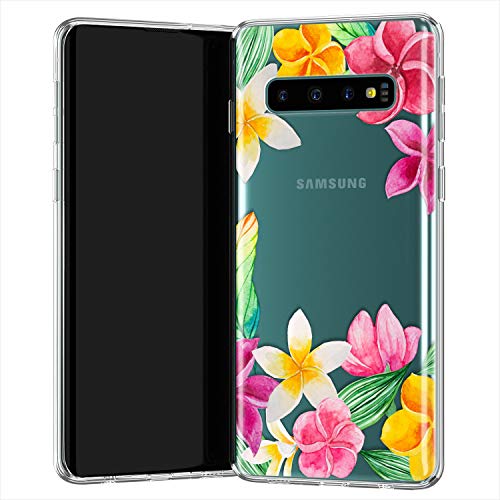 Lex Altern TPU Funda para Samsung Galaxy S20 Plus 5G S10e Note 10 9 Floral Ligera Florecer Orchid Nature Carcasa Linda Rosado Cubierta Botanic Transparente Delgado Suave Adorable uk0346