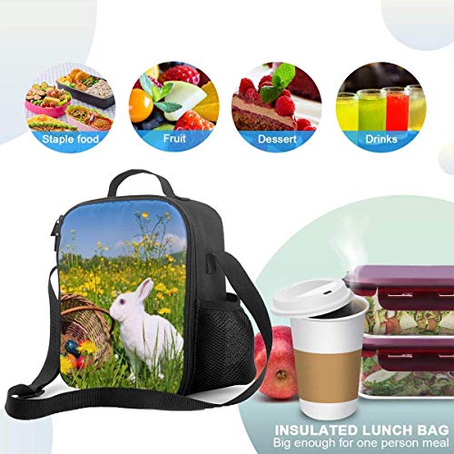 leyhjai Fiambrera premium, deliciosa hamburguesa bolsa de almuerzo aislada para hombres mujeres adultos, trabajo de oficina Picnic senderismo playa fiambrera