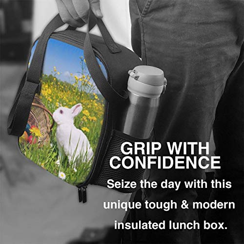 leyhjai Fiambrera premium, deliciosa hamburguesa bolsa de almuerzo aislada para hombres mujeres adultos, trabajo de oficina Picnic senderismo playa fiambrera