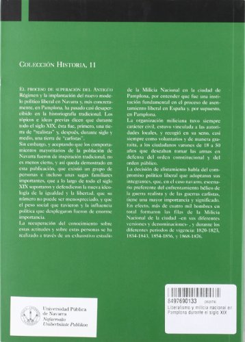 Liberalismo y Milicia Nacional en Pamplona durante el siglo XIX (Historia)