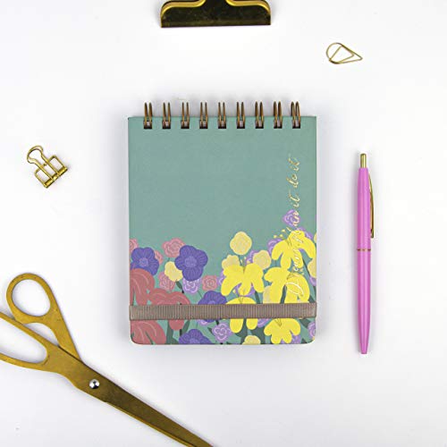 Libreta T-Notes Abstract - A6 - Interior Rayas - Takenote Agendas - Wireo (azul)