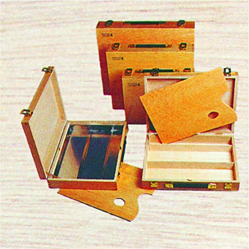 Lienzos Levante Caja de Pinturas Vacia, Madera de Haya, 5-L, 39x31x70 cm