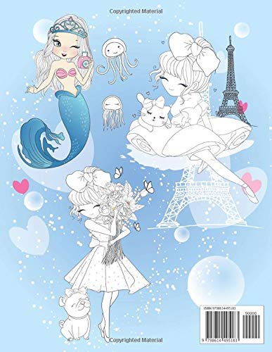 Life Is Beautiful: Color Me Teenage Fun Fashion Design Pretty Girls Coloring Book (Pretty Girls Dancing)