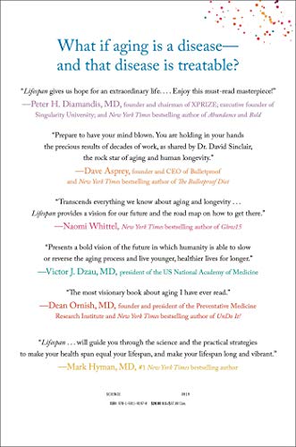 Lifespan: Why We Age--And Why We Don't Have to