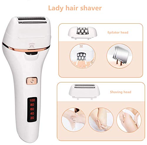 Lima Electrica Pies, Newlemo Pedicura Eléctrico dura Recargable con 4 Cabezales y 2 Velocidades, Afeitadora Electrica Mujer Resistente al Agua, Eliminar las Durezas y as Callosidades Cuidado Pies