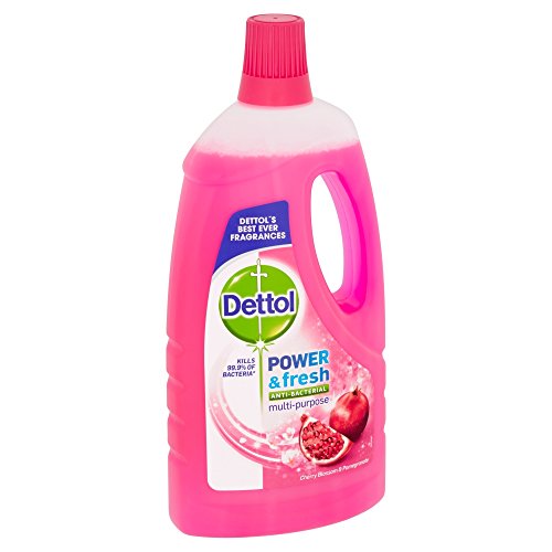 Limpiador líquido multiuso de cerezo y granada (6 unidades de 1 l) Power and Fresh, de Dettol