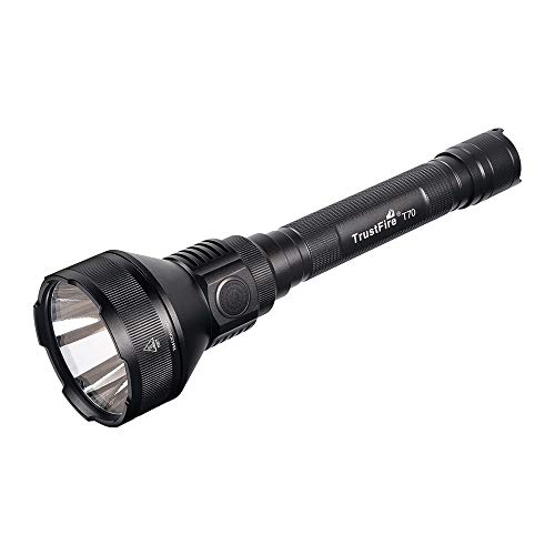 Linterna TrustFire T70 de 2300 lúmenes con LED CREE XHP-35HI, IPX8, 255g, 1000 metros (1 km de alcance), 1 o 3 modos de uso, Nº1 linterna profesional largo alcance pesca, caza, camping (B - Kit 2)