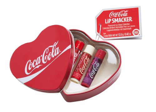 Lip Smacker Coca-Cola Corazón regalo caja de la lata