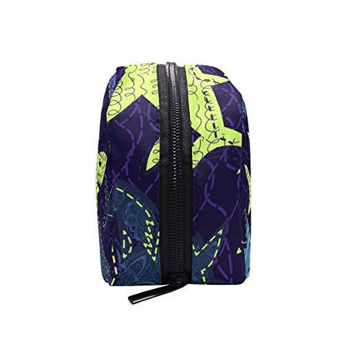 LIUBT - Neceser de maquillaje con patrón de tiburón marítimo marino