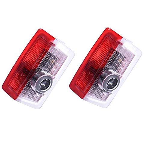 Liuer 2PCS Puerta de Coche Led Bienvenido Proyector Láser Logo Luz Fantasma Sombra Luz Lámpara Logos Iluminación para Clase A Clase B Clase C Clase E W205 W176 W212 W166 W246 GLC GLE GLS GLA