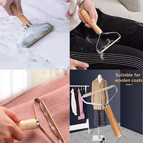 LIZHIGE Removedor de Pelusa,Afeitadora para Ropa,Pelusas Máquinillas de Afeitar, Removedor de Pelusa Portátil para Pelusa para Restaurar el suéter y Las Telas removedoror (2)