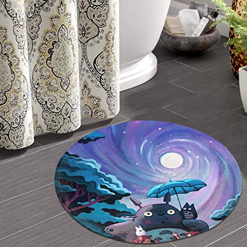 Lnshizhen - Alfombra redonda de franela antideslizante para baño, dormitorio, cocina, Alicia antes del país de las maravillas (50 pulgadas)