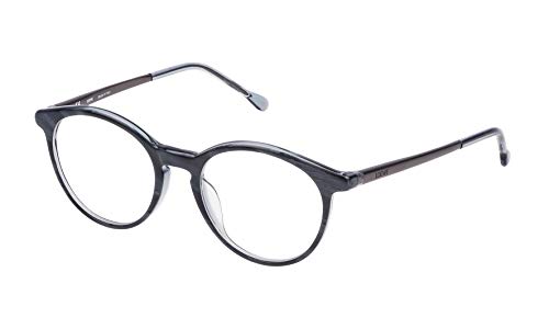 Loewe VLW960M500GB7 Monturas de gafas, Shiny Blue Horn, 55 Unisex