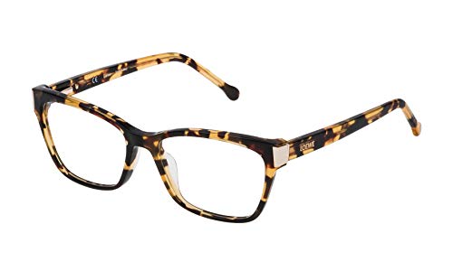 Loewe VLW976M530744 Monturas de gafas, Shiny Havana, 55 Unisex