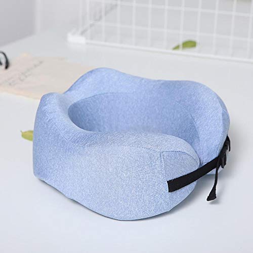 LOGO Cómodo y Fresco Almohada for Cuello Almohada for Cuello de aeronaves de la Siesta Almohada de Almohadas for Dormir for los Hombres y Mujeres Que descansa la Escuela Primaria Almohada Estudiantes