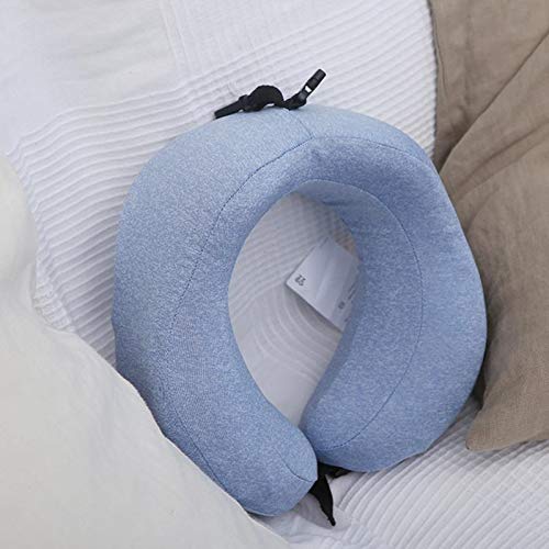 LOGO Cómodo y Fresco Almohada for Cuello Almohada for Cuello de aeronaves de la Siesta Almohada de Almohadas for Dormir for los Hombres y Mujeres Que descansa la Escuela Primaria Almohada Estudiantes