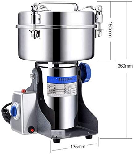 LOGO El Columpio 1000G Amoladora, Amoladora, máquina Polvo, Acero Inoxidable Amoladora, Ultra-Fine Grinder for el hogar Cocina, Hospital, clínica, Tienda de Especias