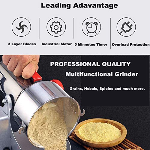 LOGO Especias eléctrica del Grano de café seco Cereales Alimentos Máquinas Molino Molino de molienda Inicio Polvo trituradora Grinder