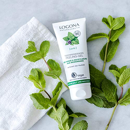 LOGONA 2608 gel de lavado y limpieza facial Mujeres 100 ml - Geles de lavado y limpieza facial (Mujeres, Piel normal, 100 ml, Tubo, Refrescante, Aceite de jojoba)