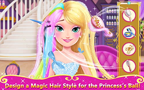 Long Hair Princess 2 Royal Prom Salon Dance Games