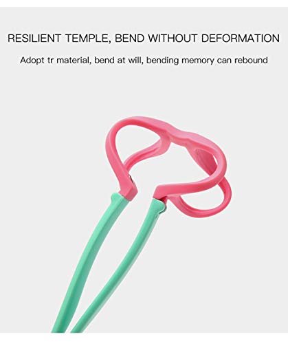 Long Keeper Gafas de protección anti-luz azul irrompibles niños, gafas para juegos con protección UV y anti fatiga visual para niños (Azul amarillo)