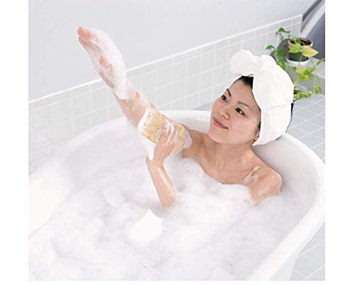 Loofah Natural,4 PCS Esponja de Luffa Luffa Nature Exfoliante Loofah Spa para Baño para Ducha Corporal Limpieza de Cocina Depurador