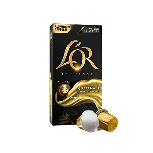 L’OR Origins Espresso Coffee Bundle – Cápsulas de Aluminio Compatibles con Máquinas Nespresso (R)* - 10 paquetes de 10 cápsulas (100 bebidas)