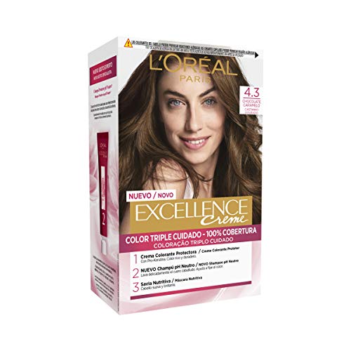 L'Oreal Excellence Creme 4.3 Chocolate Caramelo - 1 Coloración Permanente