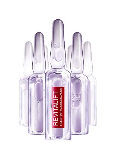 L'Oréal Paris – Bombillas repelentes – Cura de 7 días – Revitalift filler – concentrado en ácido hialurónico puro