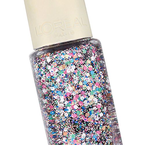 L’Oréal Paris Make-Up Designer Color Riche Le Vernis 842 Sequin Explosion esmalte de uñas Plata 5 ml - Esmaltes de uñas (Plata, Sequin Explosion, Francia, 5 ml, 20 mm, 70 mm)