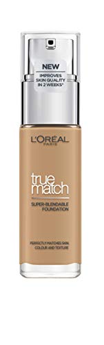 L'Oréal Paris Make-up designer True Match Foundation 6.5D/W Carame base de maquillaje 30 ml - Base de maquillaje (Caramel, 6.5D, Mujeres, 30 mm, 30 mm, 116 mm)