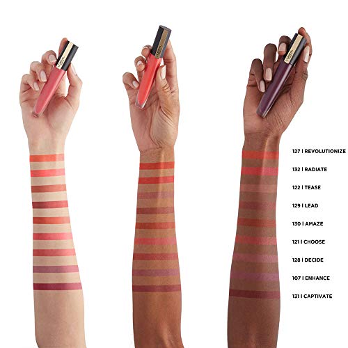 L'Oréal Paris Rouge Signature Captivate - Pintalabios Mate Permanente, 131 I Burdeos